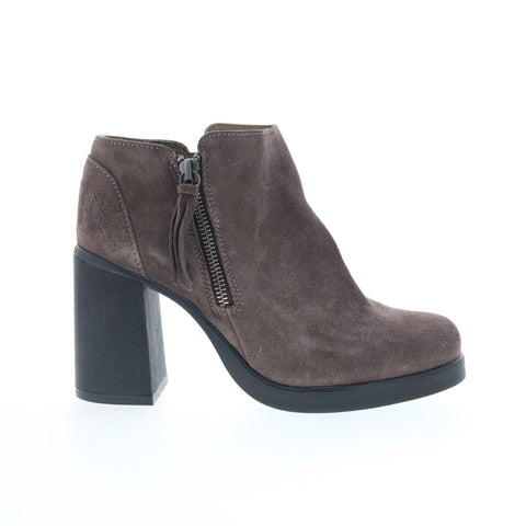 Fly London Shar SHAR986FLY-001 Womens Gray Suede Ankle & Booties Boots