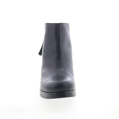 Fly London Shar SHAR986FLY-000 Womens Black Leather Ankle & Booties Boots