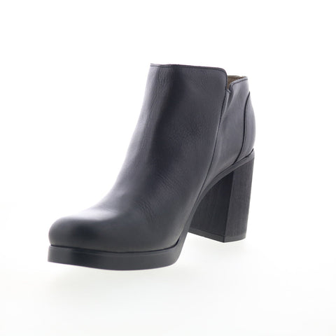 Fly London Shar SHAR986FLY-000 Womens Black Leather Ankle & Booties Boots