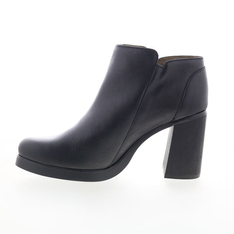 Fly London Shar SHAR986FLY-000 Womens Black Leather Ankle & Booties Boots