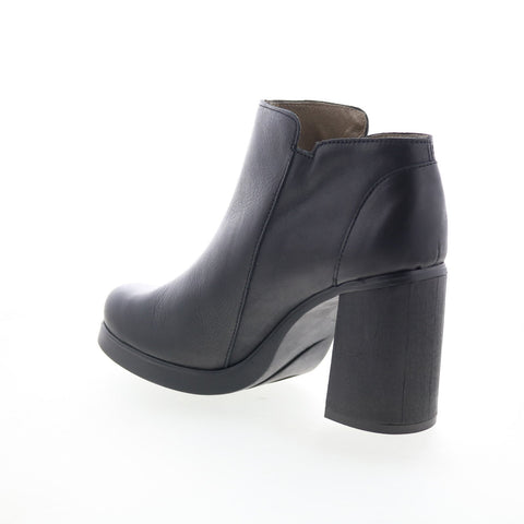 Fly London Shar SHAR986FLY-000 Womens Black Leather Ankle & Booties Boots