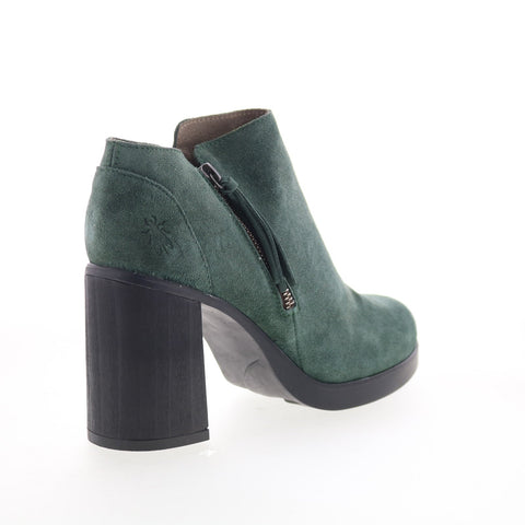 Fly London Shar SHAR986FLY-002 Womens Green Suede Ankle & Booties Boots