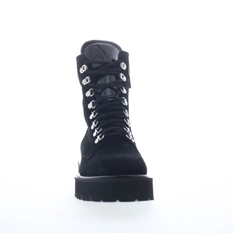 Aquatalia Sharlena L548701 Womens Black Suede Zipper Ankle & Booties Boots