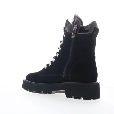 Aquatalia Sharlena L548701 Womens Black Suede Zipper Ankle & Booties Boots