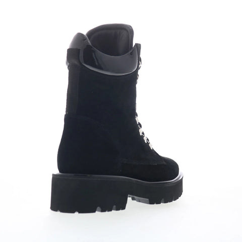 Aquatalia Sharlena L548701 Womens Black Suede Zipper Ankle & Booties Boots