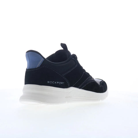 Rockport Shawn Mens Black Canvas Lace Up Lifestyle Sneakers Shoes