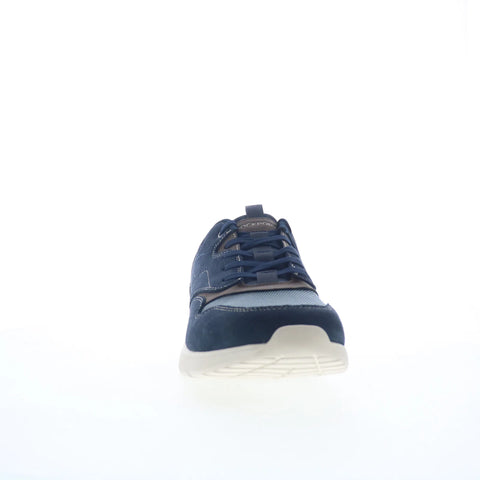 Rockport Shawn RMSHAWN Mens Blue Wide Suede Lace Up Lifestyle Sneakers Shoes