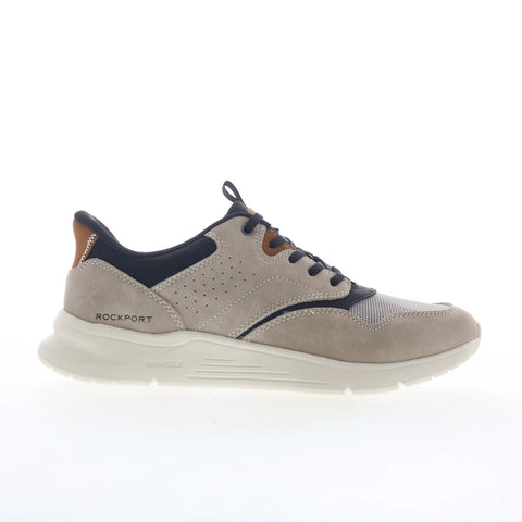 Rockport Shawn RMSHAWN Mens Brown Wide Suede  Lifestyle Sneakers Shoes