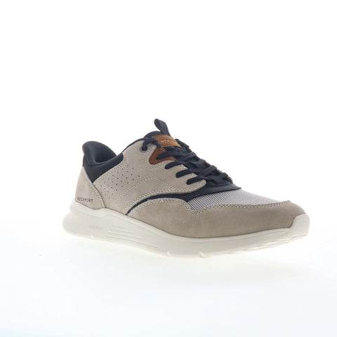 Rockport Shawn RMSHAWN Mens Brown Wide Suede  Lifestyle Sneakers Shoes