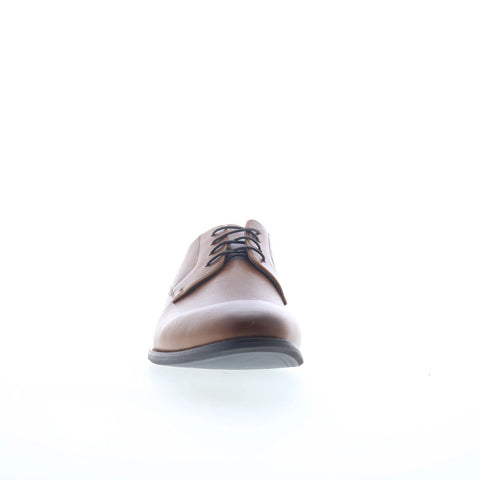 Steve Madden Shay Mens Brown Leather Oxfords & Lace Ups Plain Toe Shoes