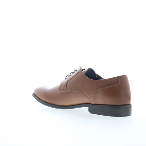 Steve Madden Shay Mens Brown Leather Oxfords & Lace Ups Plain Toe Shoes