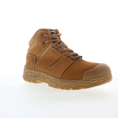 Mack Steel Toe Slip Resistant Heat Resistant Mens Brown Work & Safety Boots