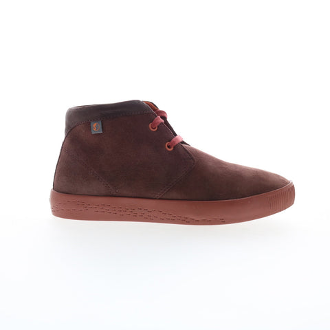 Softinos Sial SIAL607SOF-005 Womens Brown Suede Lifestyle Sneakers Shoes