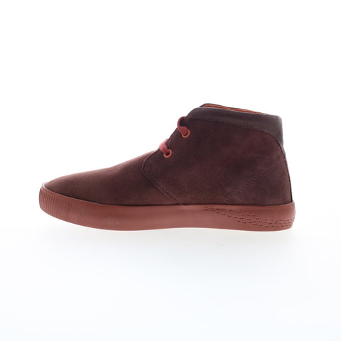Softinos Sial SIAL607SOF-005 Womens Brown Suede Lifestyle Sneakers Shoes
