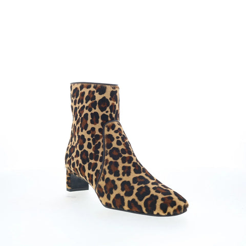 Aquatalia Siella TW5SIEA25 Womens Brown Leather Pull On Ankle & Booties Boots