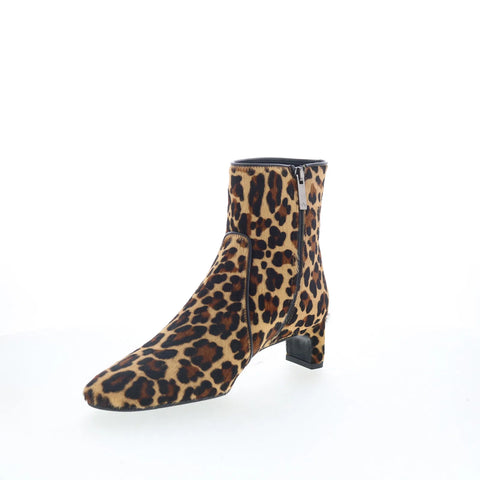 Aquatalia Siella TW5SIEA25 Womens Brown Leather Pull On Ankle & Booties Boots