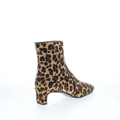 Aquatalia Siella TW5SIEA25 Womens Brown Leather Pull On Ankle & Booties Boots