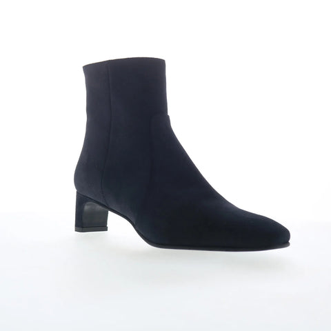Aquatalia Siella TW5SIEN1 Womens Blue Suede Zipper Casual DressBoots