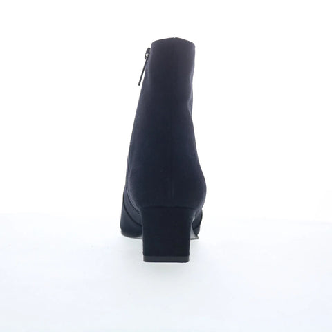 Aquatalia Siella TW5SIEN1 Womens Blue Suede Zipper Casual DressBoots