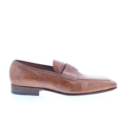 Zelli Italia Siena Apron Penny Mens Brown Loafers & Slip Ons Penny Shoes