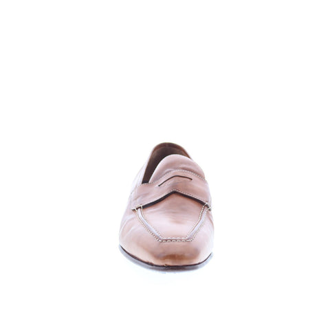 Zelli Italia Siena Apron Penny Mens Brown Loafers & Slip Ons Penny Shoes