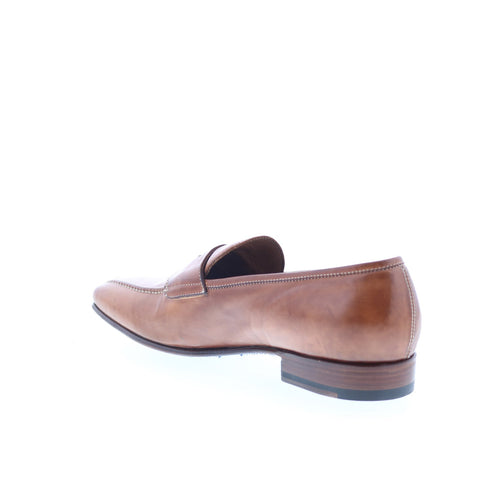 Zelli Italia Siena Apron Penny Mens Brown Loafers & Slip Ons Penny Shoes