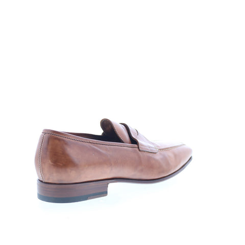Zelli Italia Siena Apron Penny Mens Brown Loafers & Slip Ons Penny Shoes