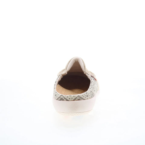 Spenco Siesta Slide Arizona SP1019DTN Womens Beige Suede Mule Flats Shoes