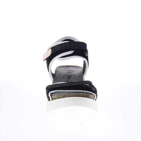 Fly London Sigo SIGO727FLY-005 Womens Black Leather Platform Sandals Shoes