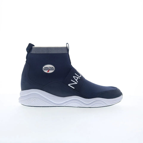 Nautica Silas Youth Mens Blue Mesh Slip On Lifestyle Sneakers Shoes