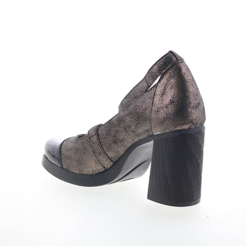 Fly London Sliv SLIV993FLY-002 Womens Black Leather Pumps Heels Shoes