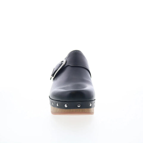 Clarks Sivanne Sun 26177370 Womens Black Leather Strap Heeled Sandals Shoes