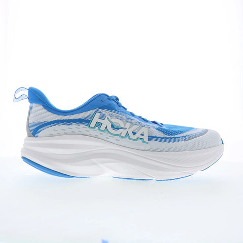 Hoka Skyflow 1155111-HLF Mens Blue Mesh Lace Up Athletic Running Shoes
