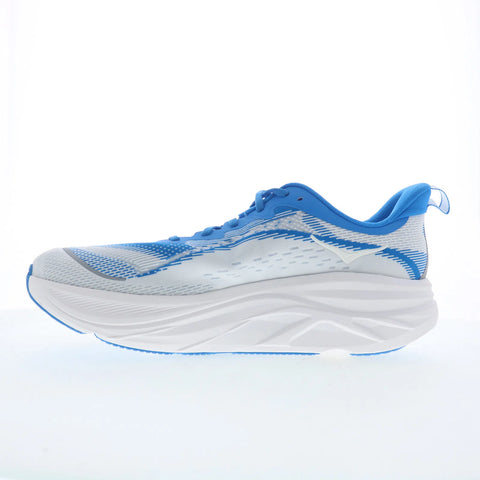 Hoka Skyflow 1155111-HLF Mens Blue Mesh Lace Up Athletic Running Shoes