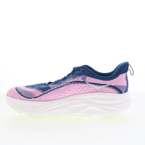 Hoka Skyflow 1155113-MTW Womens Pink Mesh Lace Up Athletic Running Shoes