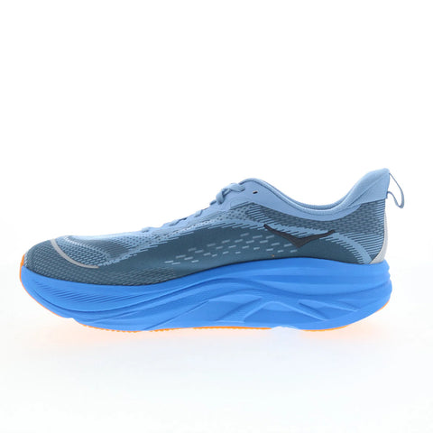 Hoka Skyflow Wide 1155117-DHN Mens Blue Wide Mesh Athletic Running Shoes