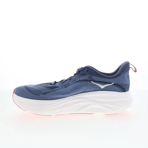 Hoka Skyflow Wide 1155118-NKN Womens Blue Wide Mesh Athletic Running Shoes