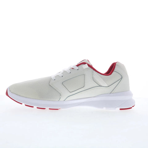 DC Skyline ADYS400066-WRD Mens White Mesh Skate Inspired Sneakers Shoes