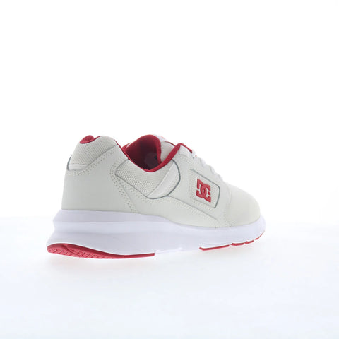 DC Skyline ADYS400066-WRD Mens White Mesh Skate Inspired Sneakers Shoes