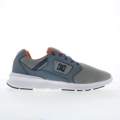 DC Skyline ADYS400066-XSBS Mens Gray Mesh Skate Inspired Sneakers Shoes