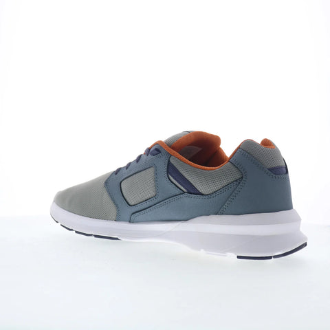 DC Skyline ADYS400066-XSBS Mens Gray Mesh Skate Inspired Sneakers Shoes