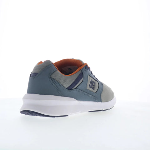DC Skyline ADYS400066-XSBS Mens Gray Mesh Skate Inspired Sneakers Shoes
