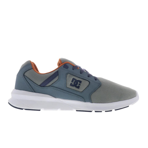 DC Skyline ADYS400066-XSBS Mens Gray Mesh Skate Inspired Sneakers Shoes