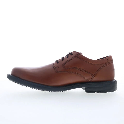 Rockport Style Leader 2 Plain Toe CI9487 Mens Brown Oxfords Plain Toe Shoes