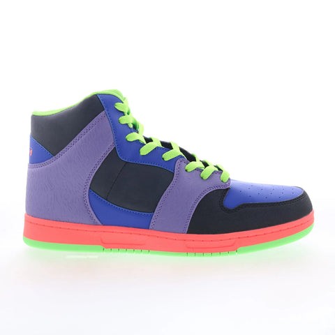 AND1 Slam Mid TPR AD90206MBID Mens Purple Lifestyle Sneakers Shoes