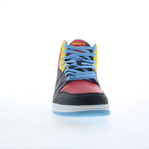 AND1 Slam Mid TPR AD90206MBRM Mens Black Lifestyle Sneakers Shoes
