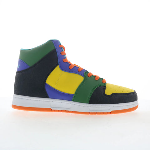 AND1 Slam Mid TPR AD90206MBYG Mens Yellow Lifestyle Sneakers Shoes
