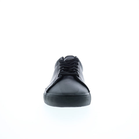 SlipGrips Slip Resistant Shoe SLGP014 Mens Black Leather Athletic Work Shoes
