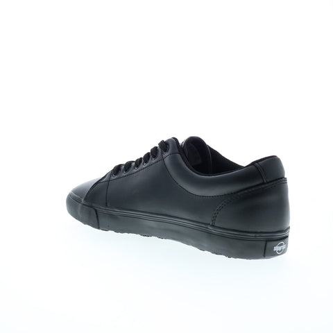 SlipGrips Slip Resistant Shoe SLGP014 Mens Black Leather Athletic Work Shoes