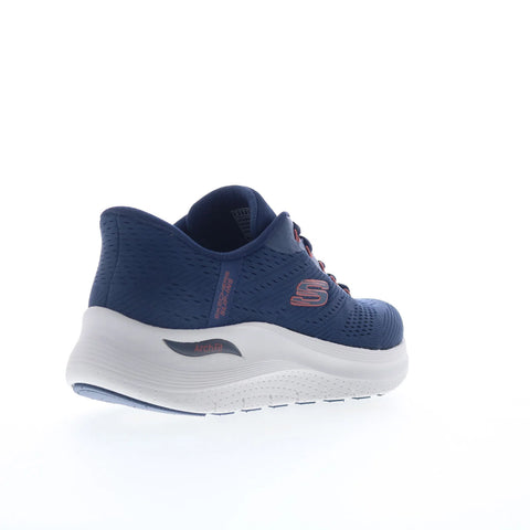 Skechers Arch Fit 2.0 Lestur Mens Blue Extra Wide Lifestyle Sneakers Shoes